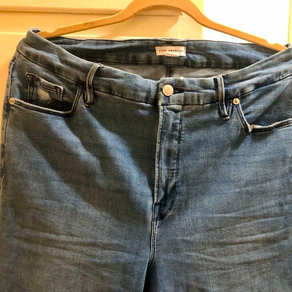 🤩 GOOD AMERICAN—GOOD SPLIT POCKET STRAIT JEAN! 🎊 - Picture 6 of 11